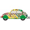 Autocollant Coccinelle voiture Jungle sticker adhesif