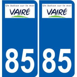 85 Pouzauges logotipo de la etiqueta engomada de la placa de pegatinas de la ciudad