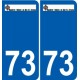 73 Barberaz logo aufkleber typenschild aufkleber stadt
