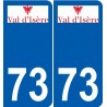 73 Barberaz logo aufkleber typenschild aufkleber stadt