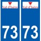 73 Barberaz logo aufkleber typenschild aufkleber stadt