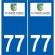 77 Jouarre logo adesivo piastra adesivi città