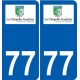 77 Jouarre logo autocollant plaque stickers ville