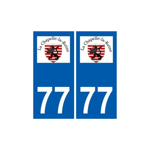 77 Jouarre logo sticker plate stickers city