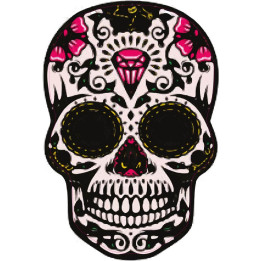 Autocollant Tête-de-mort Muerta skull stickers adhesif 
