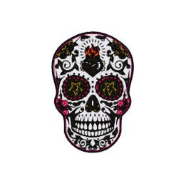 Autocollant Tête de mort muerta 02 skull stickers adhesif