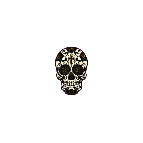 Autocollant Tête de mort muerta 03 skull stickers adhesif