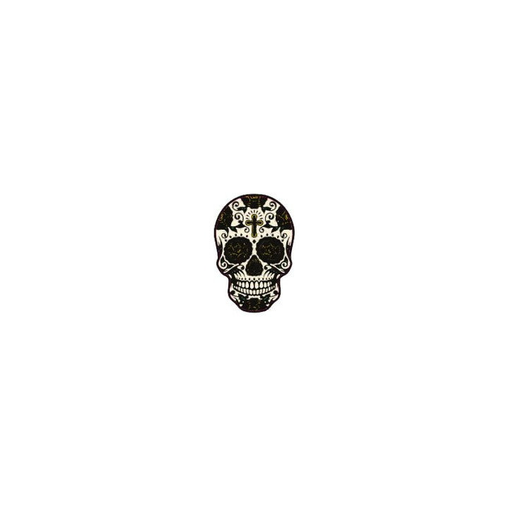 Autocollant Tête de mort muerta 03 skull stickers adhesif