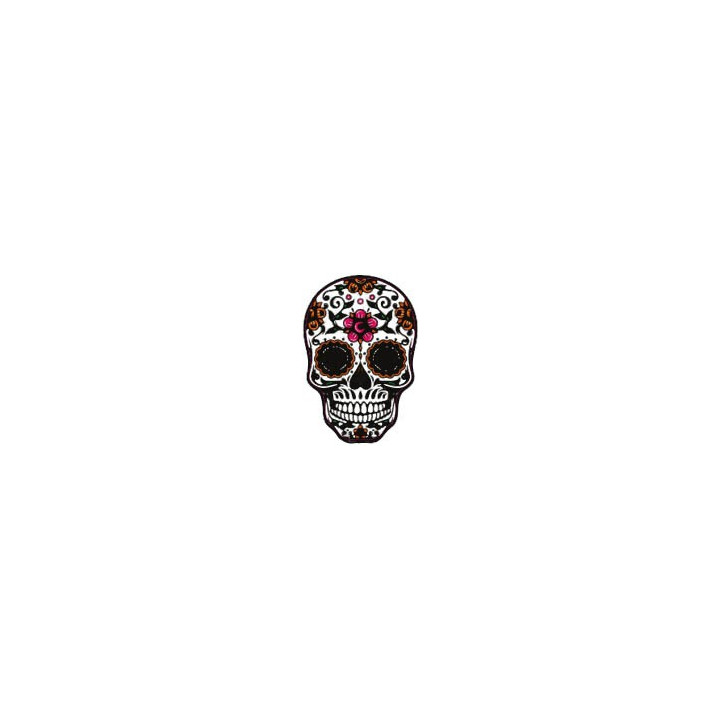 Autocollant Tête de mort muerta 04 skull stickers adhesif