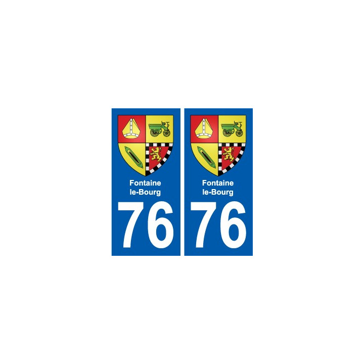 76 Harfleur wappen aufkleber typenschild aufkleber stadt