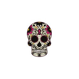 Autocollant Tête de mort muerta 05 skull stickers adhesif