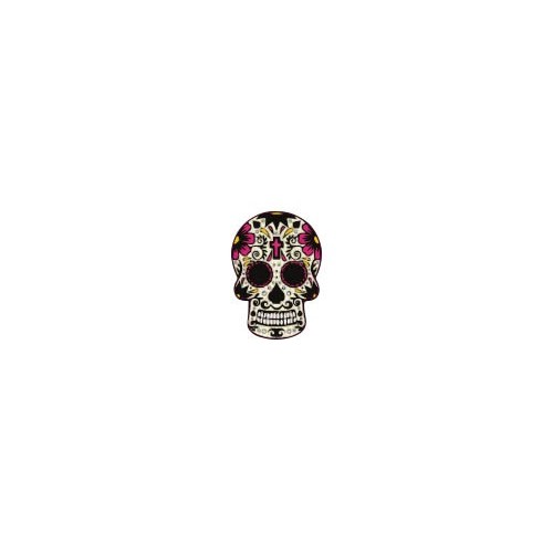 Autocollant Tête de mort muerta 05 skull stickers adhesif