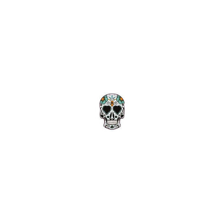 Autocollant Tête de mort muerta 06 skull stickers adhesif