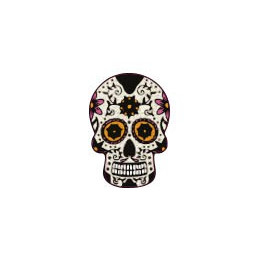Autocollant Tête de mort muerta 07 skull stickers adhesif
