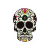 Autocollant Tête de mort muerta 09 skull stickers adhesif