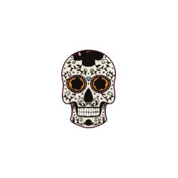 Autocollant Tête de mort muerta 10 skull stickers adhesif