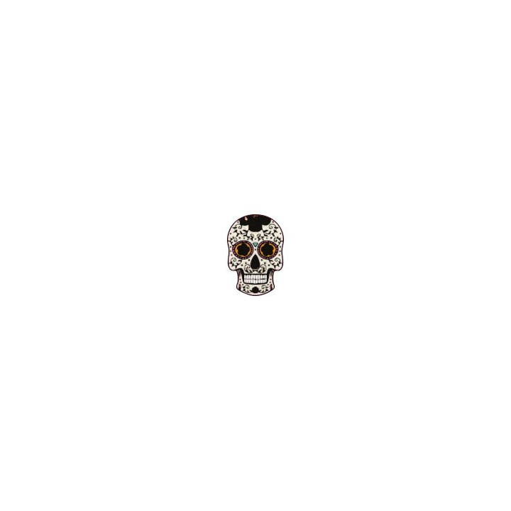 Autocollant Tête de mort muerta 10 skull stickers adhesif