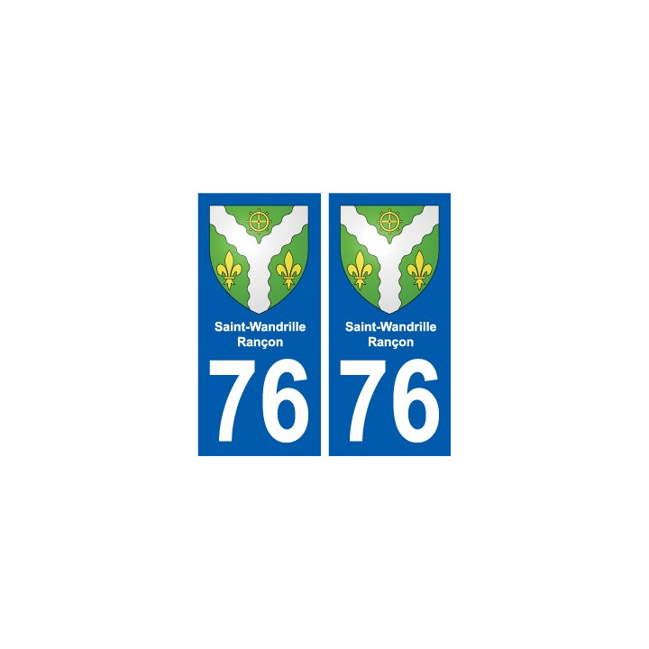 76 Harfleur wappen aufkleber typenschild aufkleber stadt