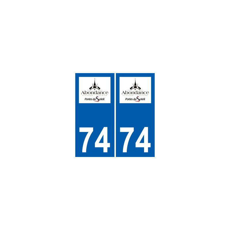 74 Faverges logo adesivo piastra adesivi città
