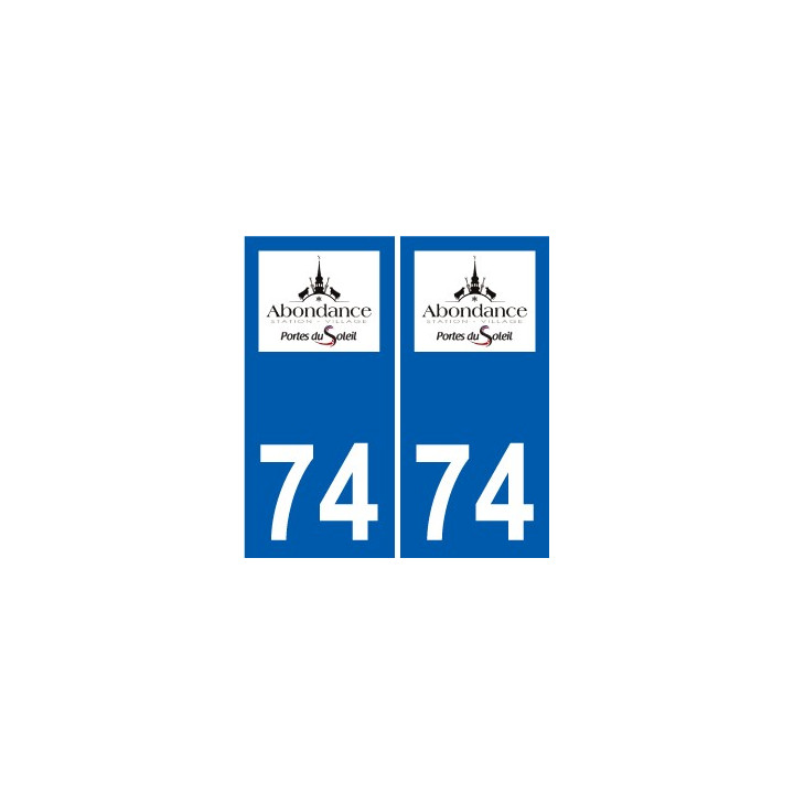 74 Faverges logo sticker plate stickers city