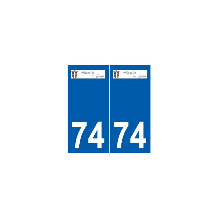 74 Faverges logotipo de la etiqueta engomada de la placa de pegatinas de la ciudad