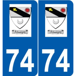 74 Faverges logo aufkleber typenschild aufkleber stadt