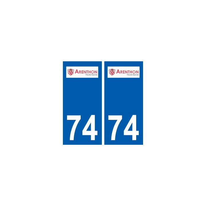 74 Faverges logo autocollant plaque stickers ville