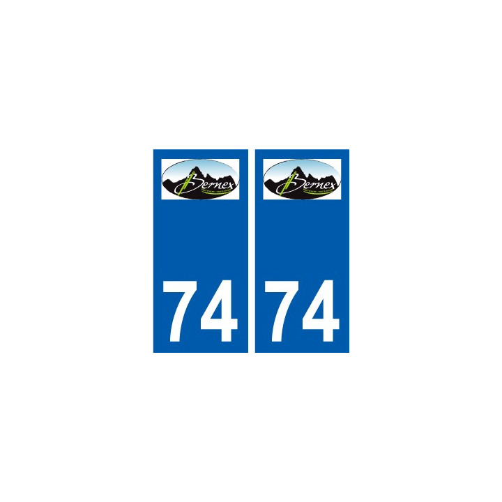 74 Faverges logo sticker plate stickers city