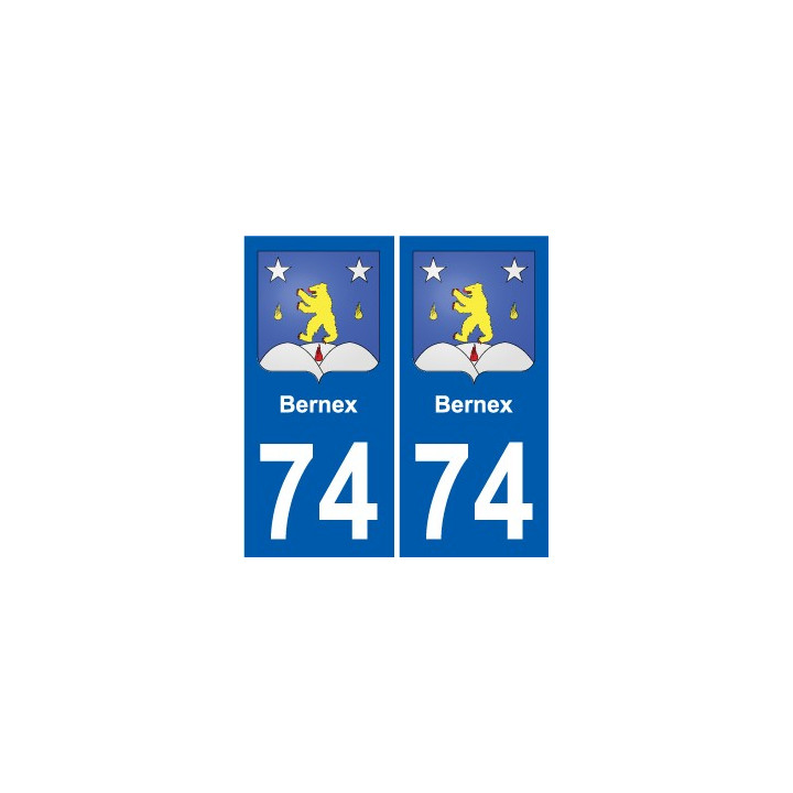 74 Faverges blason autocollant plaque stickers ville