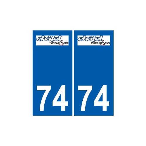 74 Faverges logo adesivo piastra adesivi città