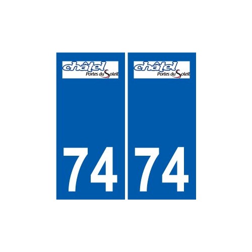 74 Faverges logo sticker plate stickers city