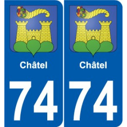 74 Faverges blason autocollant plaque stickers ville