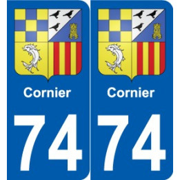 74 Faverges blason autocollant plaque stickers ville
