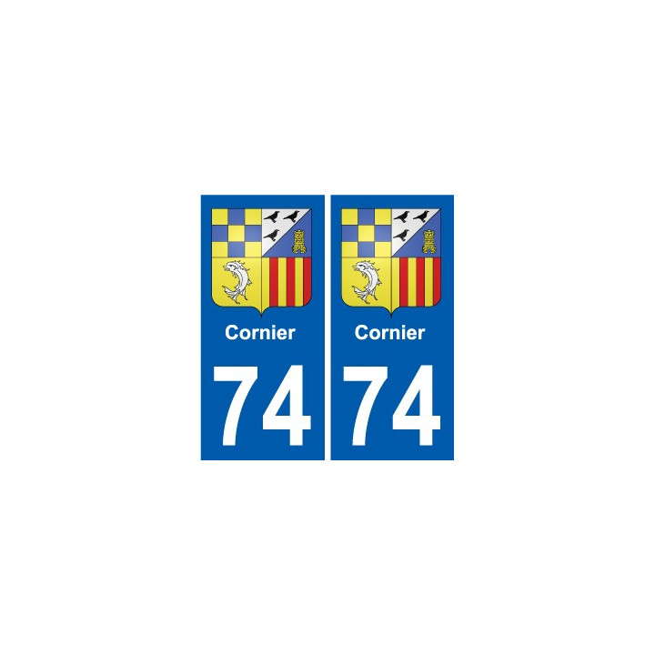 74 Faverges blason autocollant plaque stickers ville