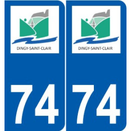 74 Faverges logo sticker plate stickers city