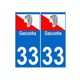 33 brassempouy autocollant plaque