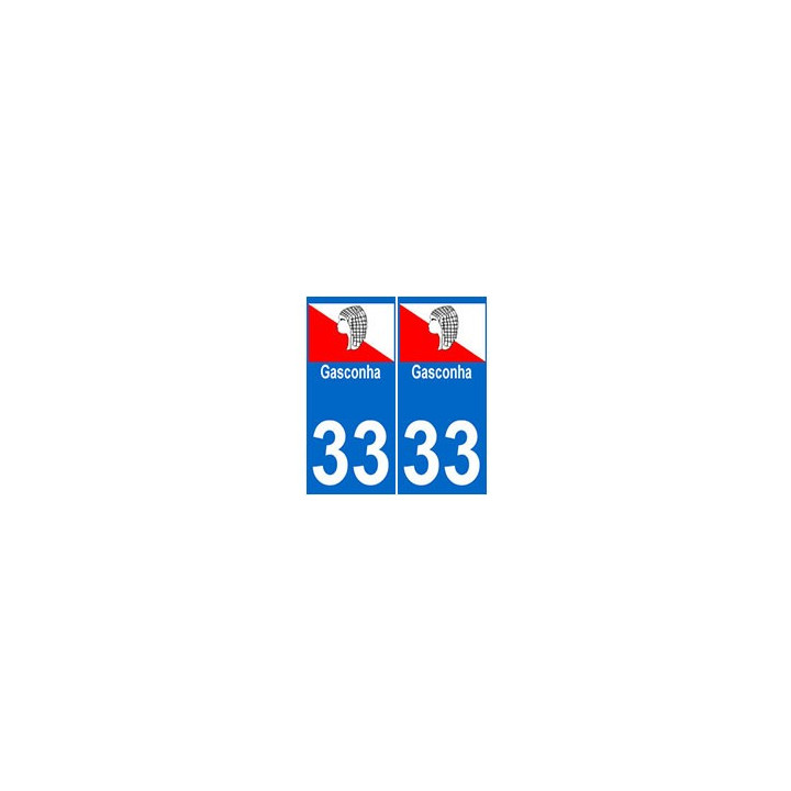 33 brassempouy autocollant plaque