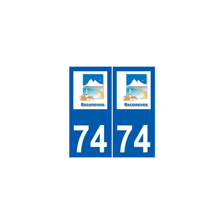 74 Faverges logotipo de la etiqueta engomada de la placa de pegatinas de la ciudad