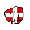 Hand-faust-region Savoie aufkleber sticker kleber