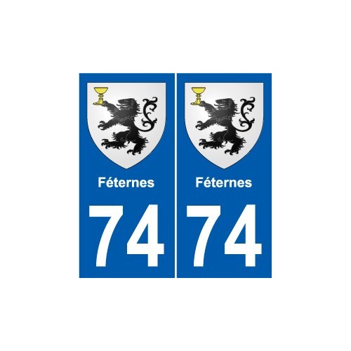 74 Faverges wappen aufkleber typenschild aufkleber stadt