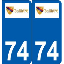 74 Faverges logo sticker plate stickers city