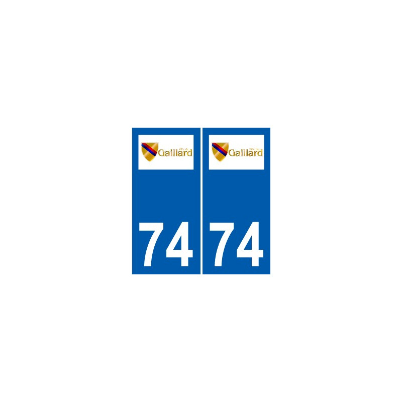 74 Faverges logotipo de la etiqueta engomada de la placa de pegatinas de la ciudad