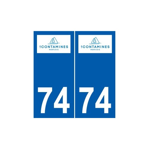74 Faverges logo adesivo piastra adesivi città