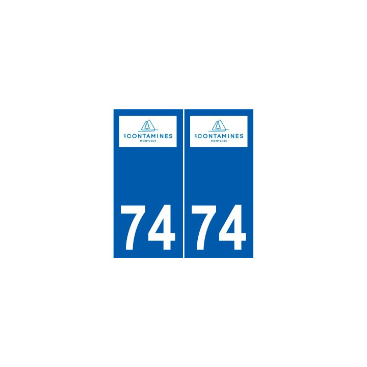 74 Faverges logotipo de la etiqueta engomada de la placa de pegatinas de la ciudad