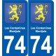 74 Faverges wappen aufkleber typenschild aufkleber stadt