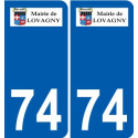 74 Faverges logo aufkleber typenschild aufkleber stadt