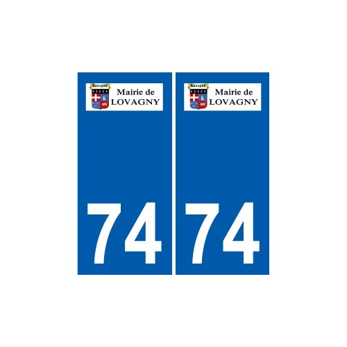 74 Faverges logo autocollant plaque stickers ville