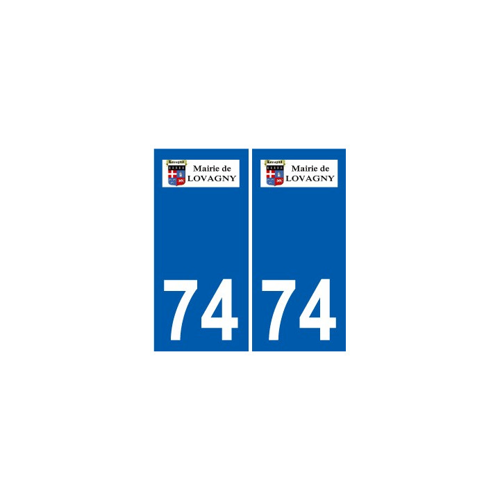 74 Faverges logotipo de la etiqueta engomada de la placa de pegatinas de la ciudad