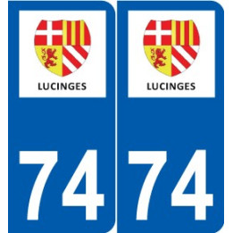 74 Faverges logo sticker plate stickers city