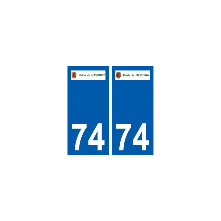 74 Faverges logo autocollant plaque stickers ville
